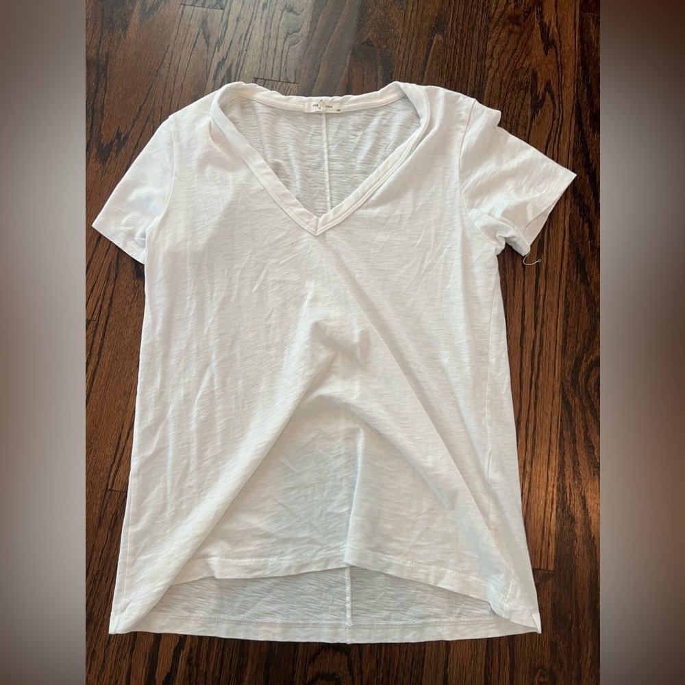 Rag and Bone white V-neck Tee